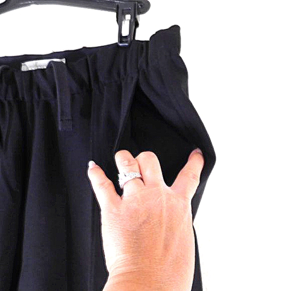 NEW EVERLANE The Dream Pants Women Black NWOT Small Stretch Pull On - Picture 6 of 12